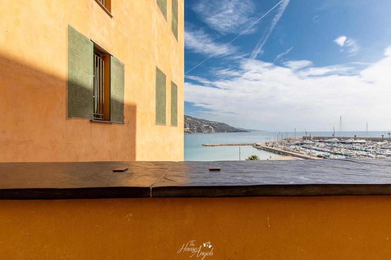 Vista Mare E Comfort In Centro Storico 芒通 外观 照片